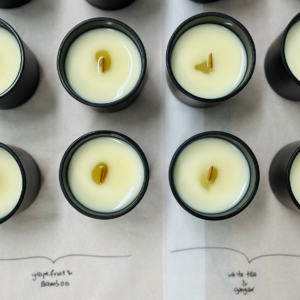 Private Label Soy Candles | Matte Black Glass Jar | 10 ounces